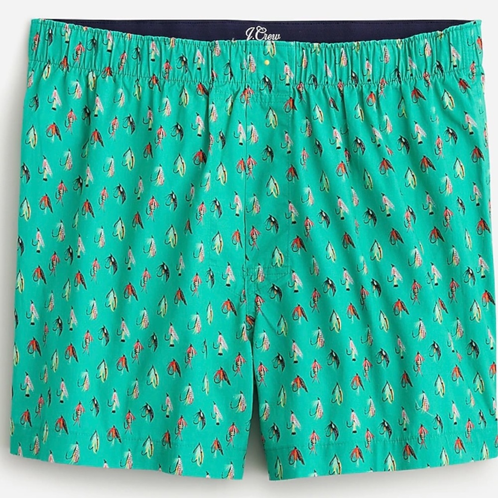 J. Crew Boxer Shorts Fishing Lures